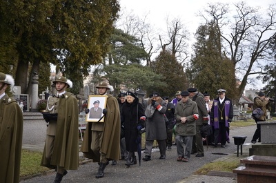 Pogrzeb śp. mjr. Franciszka Sagana ps. „Grabik”. Fot. K. Gajda-Bator