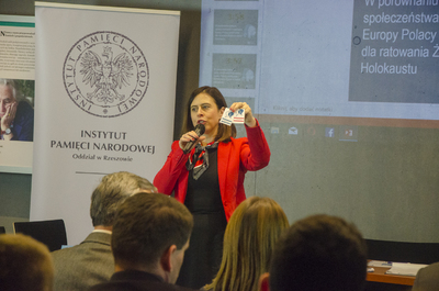 Historyczna debata z okazji Narodowego Dnia Pamięci Polaków ratujących Żydów pod okupacją niemiecką w muzeum w Markowej.