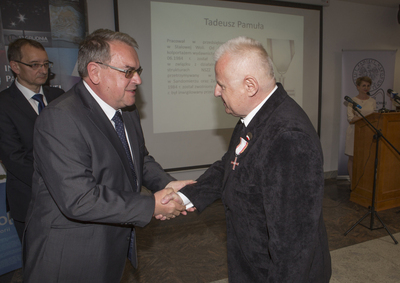 Tadeusz Pamuła i Jan Baster wiceprezes IPN.