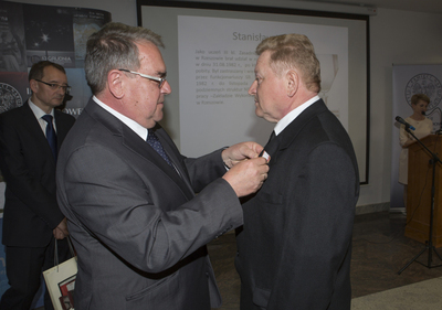 Stanisław Wąsacz i Jan Baster wiceprezes IPN.