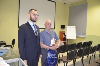 Dr Mirosław Surdej i Jacek Więcłąw.