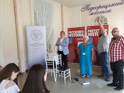 Spotkanie edukacyjne w ramach „Przystanek Historia Lwów”.