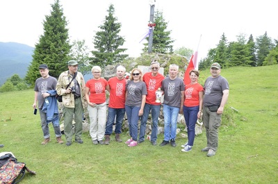 Pomnik na Przełęczy Legionów.