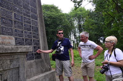 Wizyta na Cmentarzu Polskim w Kołomyi.