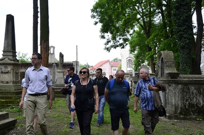 Wizyta na Cmentarzu Polskim w Kołomyi.