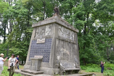 Wizyta na Cmentarzu Polskim w Kołomyi.