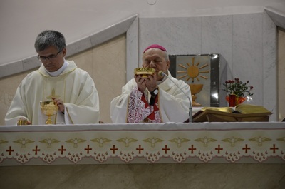Msza święta koncelebrowana pod przewodnictwem ks. bp. Edwarda Frankowskiego