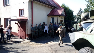 Uroczyste otwarcie przeciwatomowego schronu „Marysieńka” w Rzeszowie.
