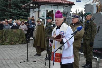 Odsłonięcie Pomnika Pamięci Narodowej w Jarosławiu.