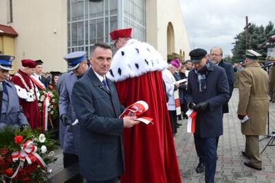Odsłonięcie Pomnika Pamięci Narodowej w Jarosławiu.