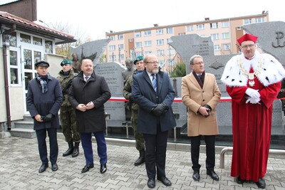 Odsłonięcie Pomnika Pamięci Narodowej w Jarosławiu.