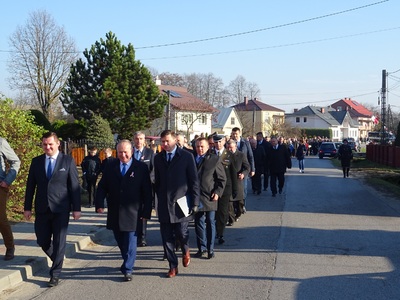 Uroczyste obchody 40. rocznicy powołania Komitetu Samoobrony Chłopskiej Ziemi Rzeszowskiej.