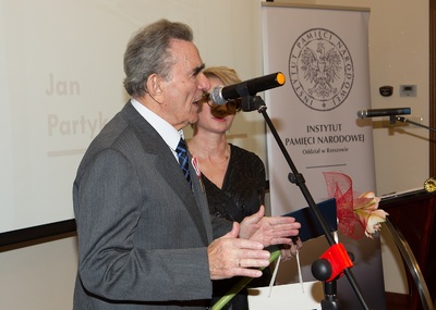 Jan Partyka - laureat nagrody Świadek Historii.