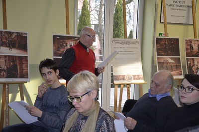 Spotkanie z panem Stanisławem Wnorowskim poświęcone historii Jego i Jego Rodziców.