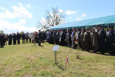 Uroczyste odsłonięcie tablicy i Alei Dębów Pamięci Kapelanów Katyńskich w Kalwarii Pacławskiej.