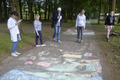Wakacje z IPN podczas turnusu w Ośrodku „Caritas” w Myczkowcach.
