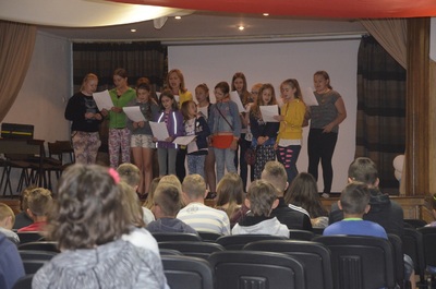 Wakacje z IPN podczas turnusu w Ośrodku „Caritas” w Myczkowcach.