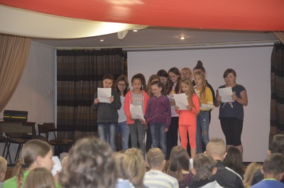 Wakacje z IPN podczas turnusu w Ośrodku „Caritas” w Myczkowcach.