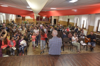 Wakacje z IPN podczas turnusu w Ośrodku „Caritas” w Myczkowcach.