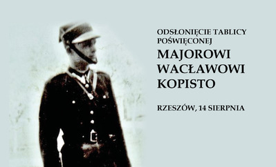 Zaproszenie na uroczystość zorganizowaną przez IPN Rzeszów i TVP 3 Rzeszów.