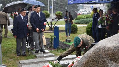 Odsłonięcie tablicy poświęconej mjr. Wacławowi Kopisto w Rzeszowie.