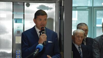 Odsłonięcie tablicy poświęconej mjr. Wacławowi Kopisto w Rzeszowie.