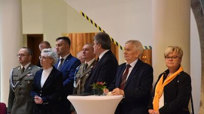 Odsłonięcie tablicy poświęconej mjr. Wacławowi Kopisto w Rzeszowie.