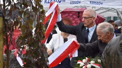 Odsłonięcie tablicy poświęconej mjr. Wacławowi Kopisto w Rzeszowie.