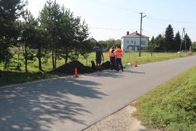 Ekshumacja Michała Szydłowskiego w miejscowości Kosina na Podkarpaciu