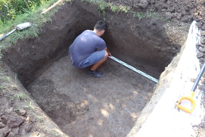 Ekshumacja Michała Szydłowskiego w miejscowości Kosina na Podkarpaciu