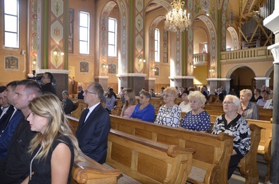 Uroczystości pogrzebowe Michała Szydłowskiego w Kosinie.