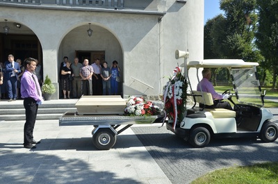 Uroczystości pogrzebowe Michała Szydłowskiego w Kosinie.