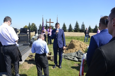 Uroczystości pogrzebowe Michała Szydłowskiego w Kosinie.