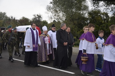 Uroczystości pogrzebowe śp. kpt. Tadeusza Gajdy ps. „Tarzan” w Stalowej Woli.