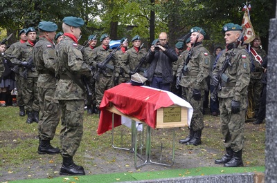Uroczystości pogrzebowe śp. kpt. Tadeusza Gajdy ps. „Tarzan” w Stalowej Woli.
