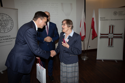 Uroczystość wręczenia Krzyży Wolności i Solidarności w Rzeszowie.