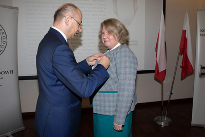 Uroczystość wręczenia Krzyży Wolności i Solidarności w Rzeszowie.