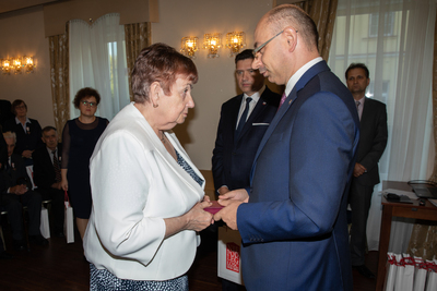 Uroczystość wręczenia Krzyży Wolności i Solidarności w Rzeszowie.