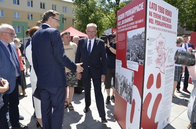 Otwarcie wystawy „Tu rodziła się Solidarność” w Mielcu. Fot. Katarzyna Gajda-Bator