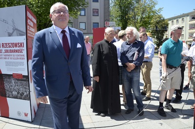 Otwarcie wystawy „Tu rodziła się Solidarność” w Mielcu. Fot. Katarzyna Gajda-Bator