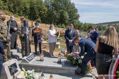 Uroczystości upamiętniające kpt. Jana Zdziarskiego w Siedliskach Bogusz.