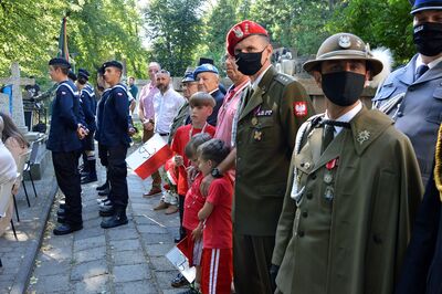 Odsłonięcie tablicy pamiątkowej na kwaterze żołnierzy polskich w Przemyślu