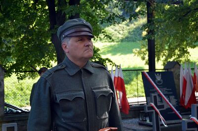 Odsłonięcie tablicy pamiątkowej na kwaterze żołnierzy polskich w Przemyślu