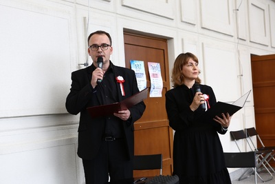 Obchody 40. rocznicy powstania NSZZ „Solidarność“ i uroczystość wręczenia Krzyży Wolności i Solidarności działaczom opozycji antykomunistycznej. Fot. Igor Witowicz