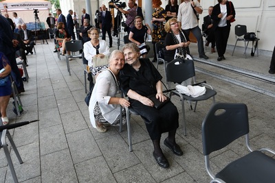 Obchody 40. rocznicy powstania NSZZ „Solidarność“ i uroczystość wręczenia Krzyży Wolności i Solidarności działaczom opozycji antykomunistycznej. Fot. Igor Witowicz