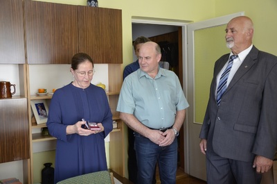 Pośmiertne odznaczenie Krzyżem Wolności i Solidarności Józef Kinela  z Iwonicza.