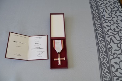 Pośmiertne odznaczenie Krzyżem Wolności i Solidarności Józef Kinela  z Iwonicza.