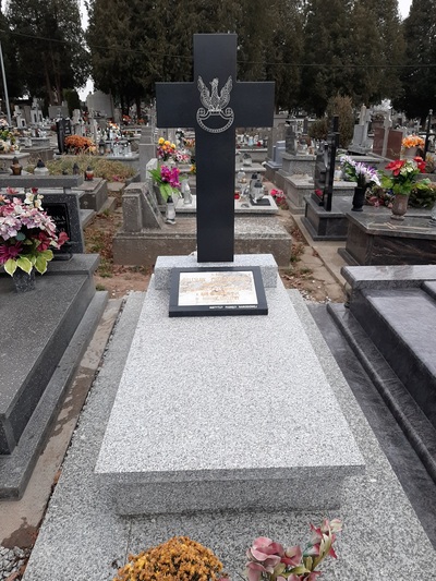 Stan grobu por. Bolesława Przewoźniczka po renowacji