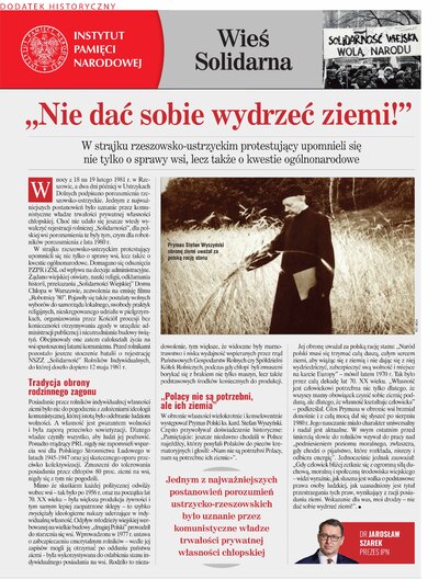 Dodatek historyczny IPN opublikowany 19 lutego 2021 r. w Naszym Dzienniku