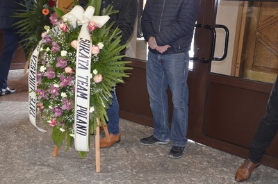 Pogrzeb Józefa Szylera - uczestnika strajków na Wybrzeżu w 1970 r. Fot. Katarzyna Gajda-Bator